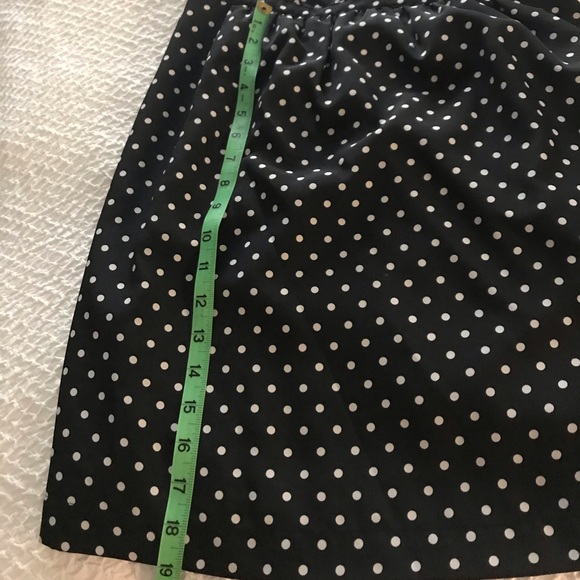 J.Crew Polka Dot Cami Flare Dress In Black - Picture 11 of 12